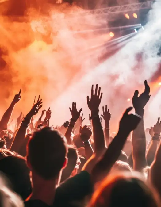 Crowd auf Rockfestival